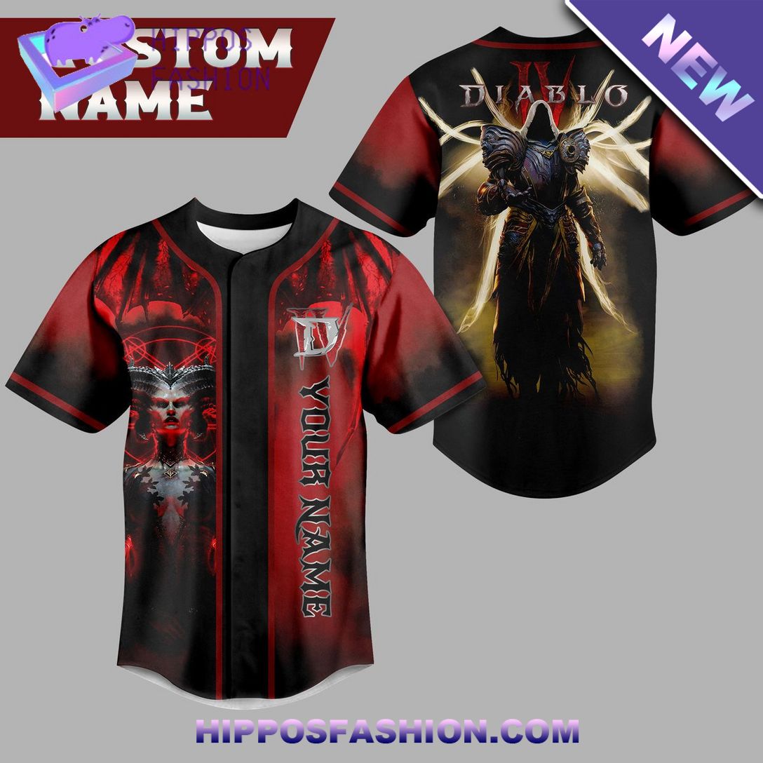 Diablo Custom Name Baseball Jersey Such a scenic view ,looks great.
