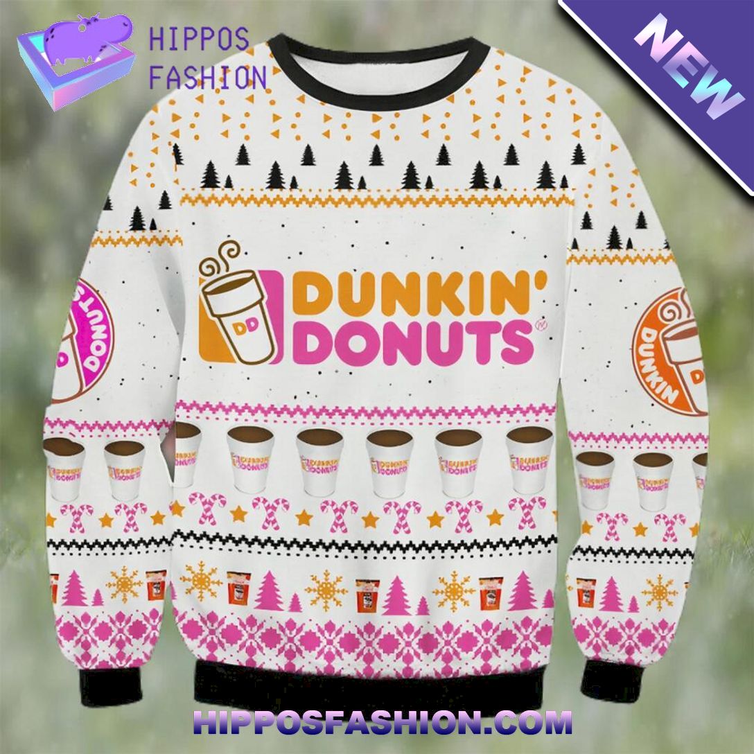 dunkin donuts coffee christmas sweater IsSFU.jpg