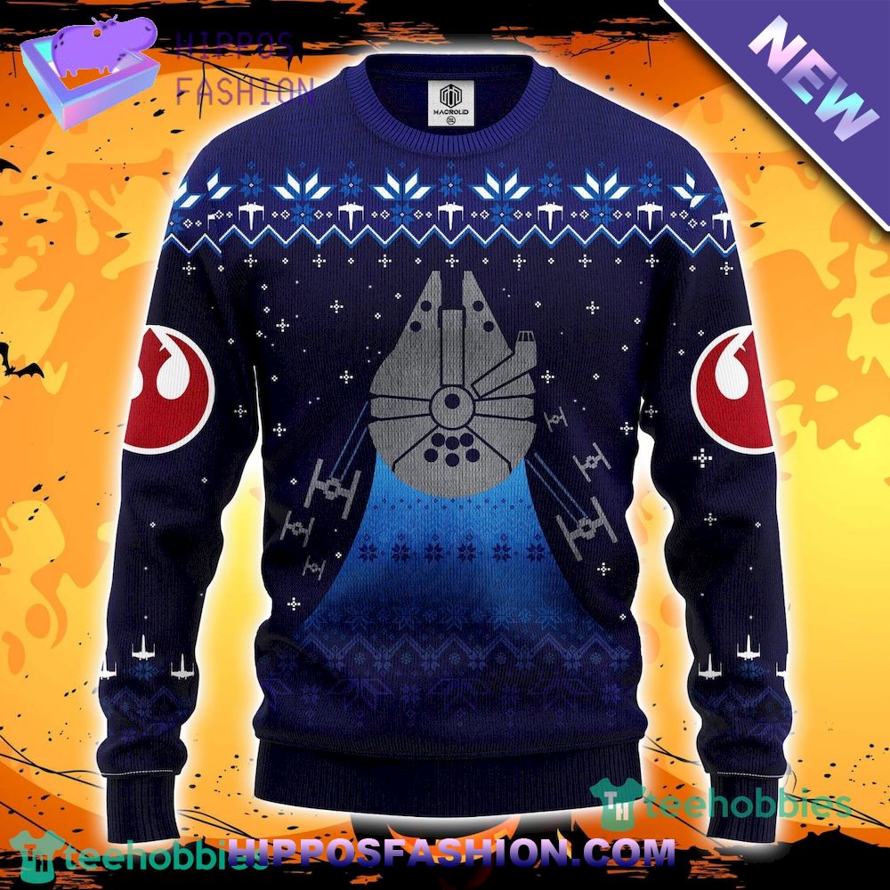 Star Wars Blue Navi Winter Amazing Ugly Christmas Sweater