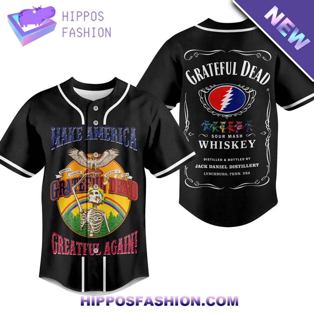 Grateful Dead Sour Mash Whiskey Baseball Jersey You look handsome bro
