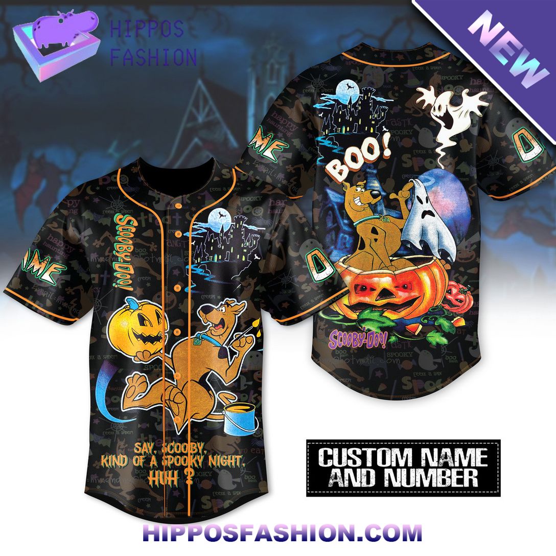 halloween scooby kind of a spooky night personalized baseball jersey qrzt.jpg