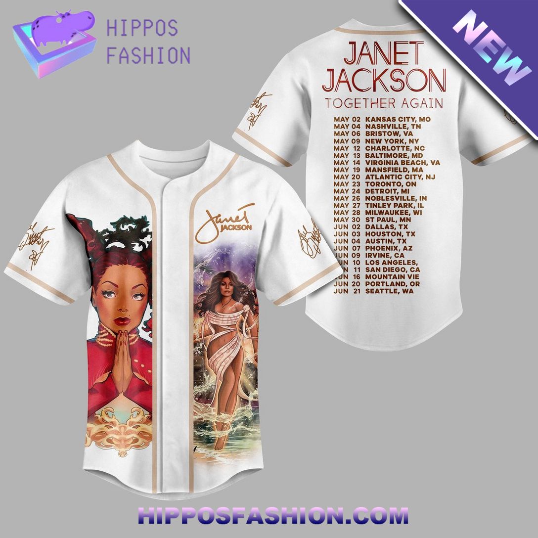 Janet Jackson Together Again Baseball Jersey It is more than cute