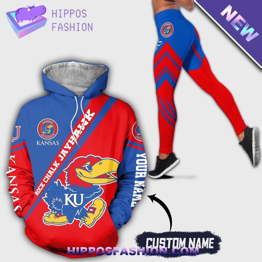Kansas Jayhawks Custom Name Hoodie You guys complement each other
