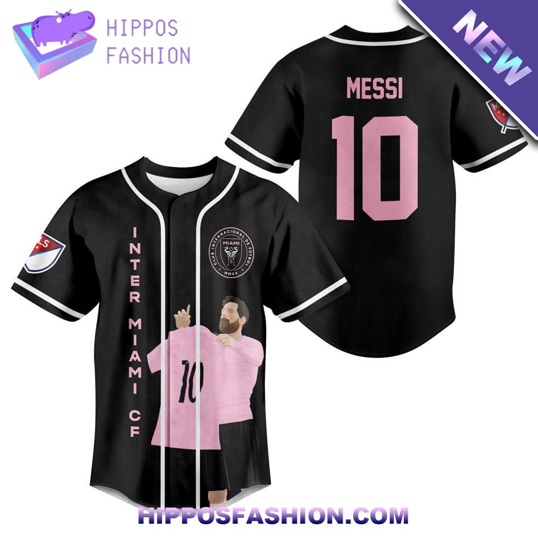 Lionel Messi Inter Miami Name Number Baseball Jersey Good one dear