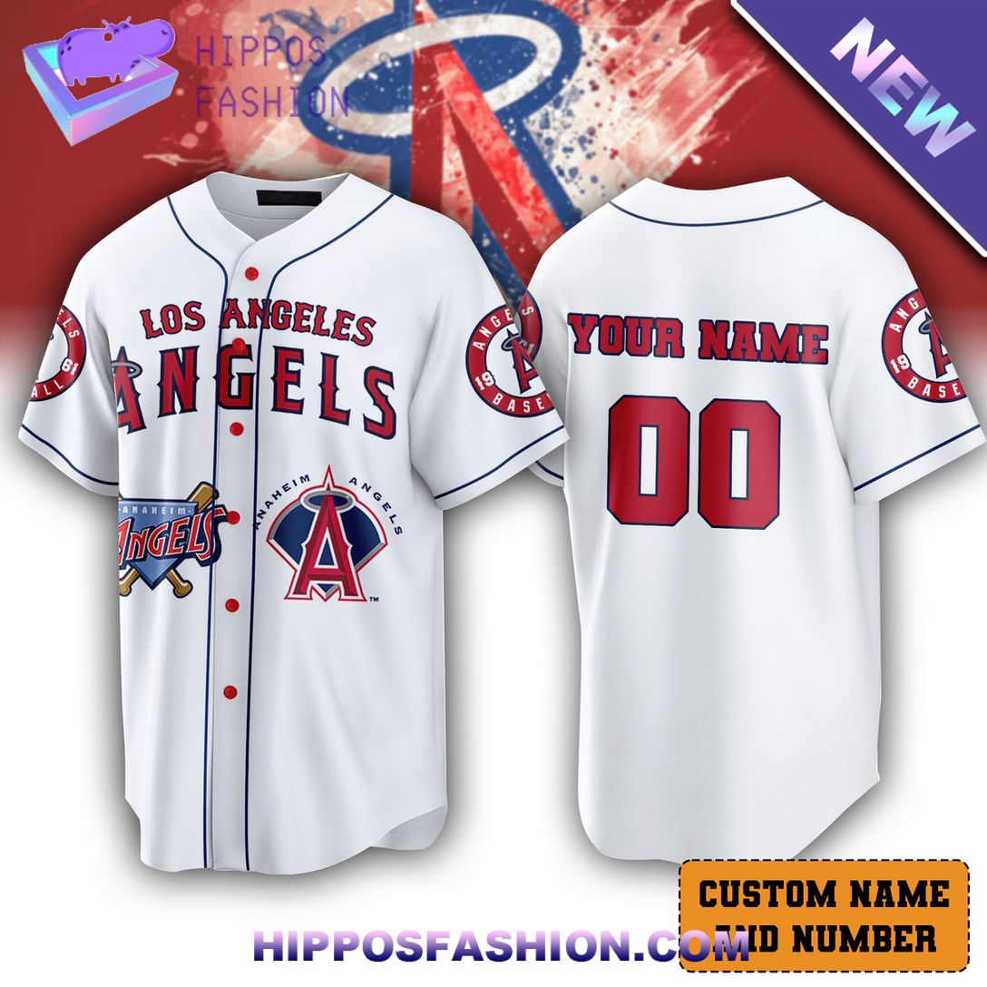 Los Angeles Angels MLB Personalized Baseball Jersey