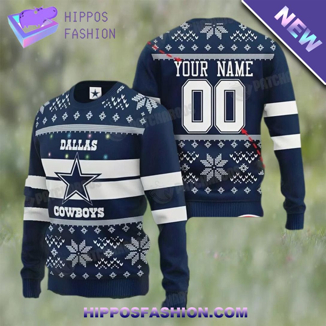 Personalized Dallas NFL Football Ugly Christmas Sweater It is too funny