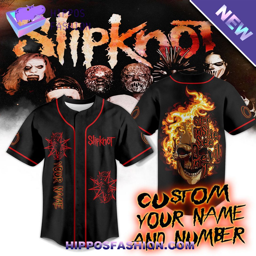 Slipknot Band Personalized Baseball Jersey Trending picture dear