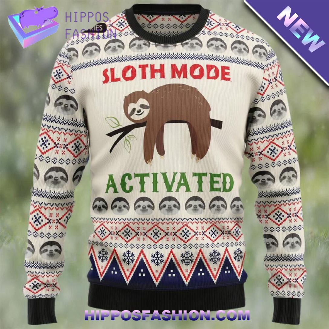 sloth mode activated ugly christmas sweater EhgG.jpg