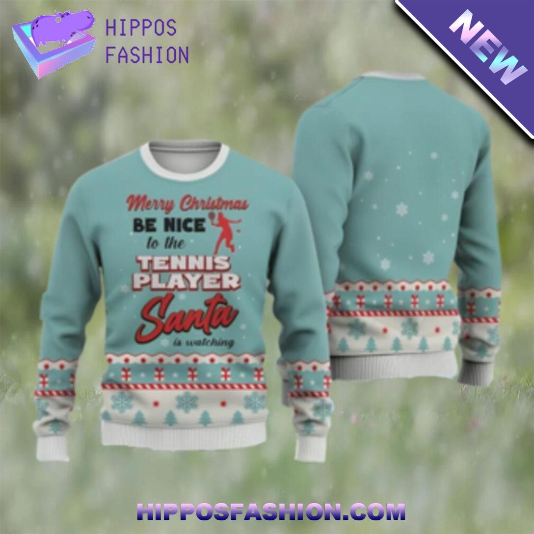 tennis merry christmas be nice ugly christmas sweater skCc.jpg