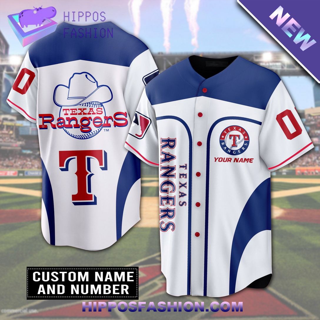 Texas Rangers MLB Personalized Baseball Jersey Generous look