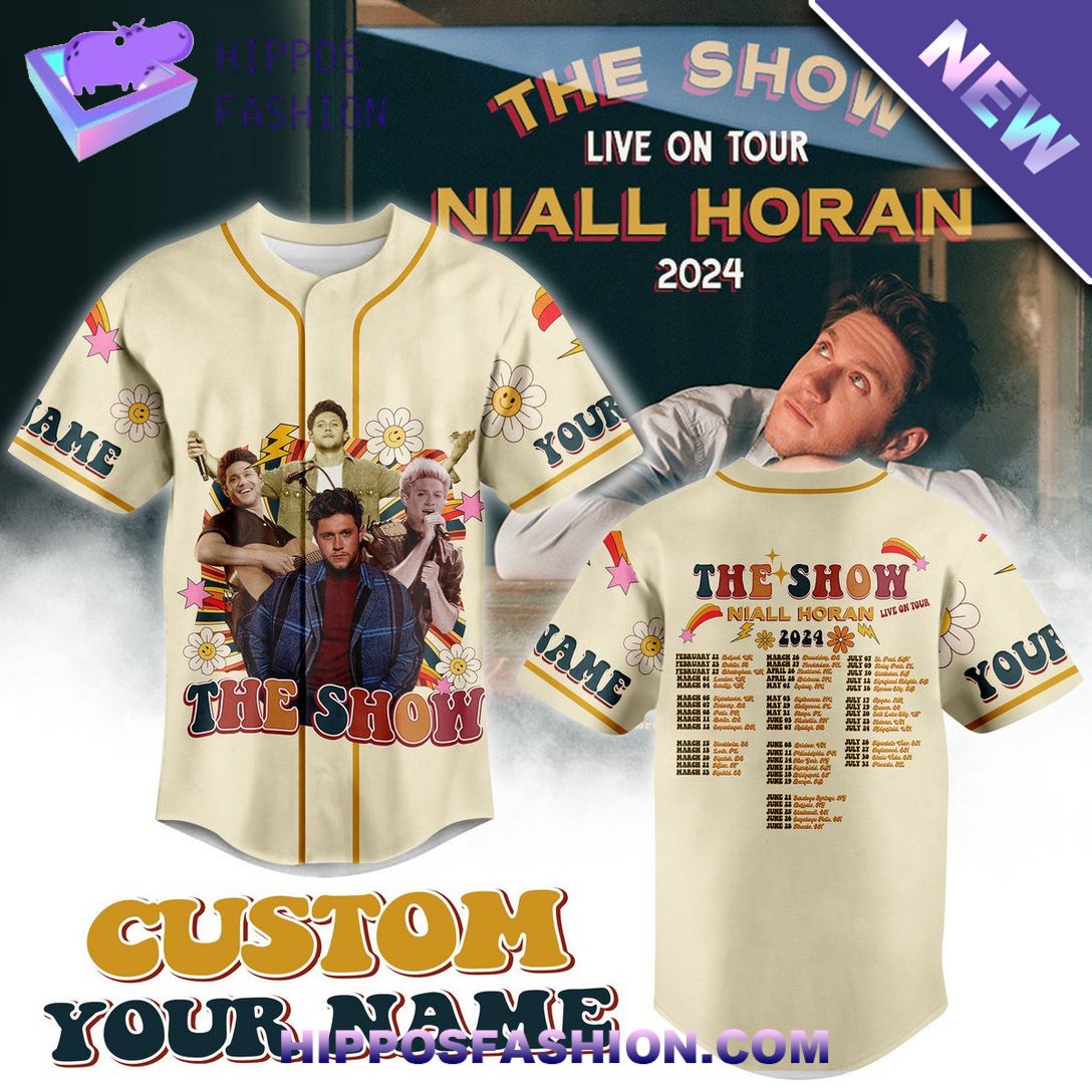 the show niall horan beige custom name baseball jersey RNVt.jpg