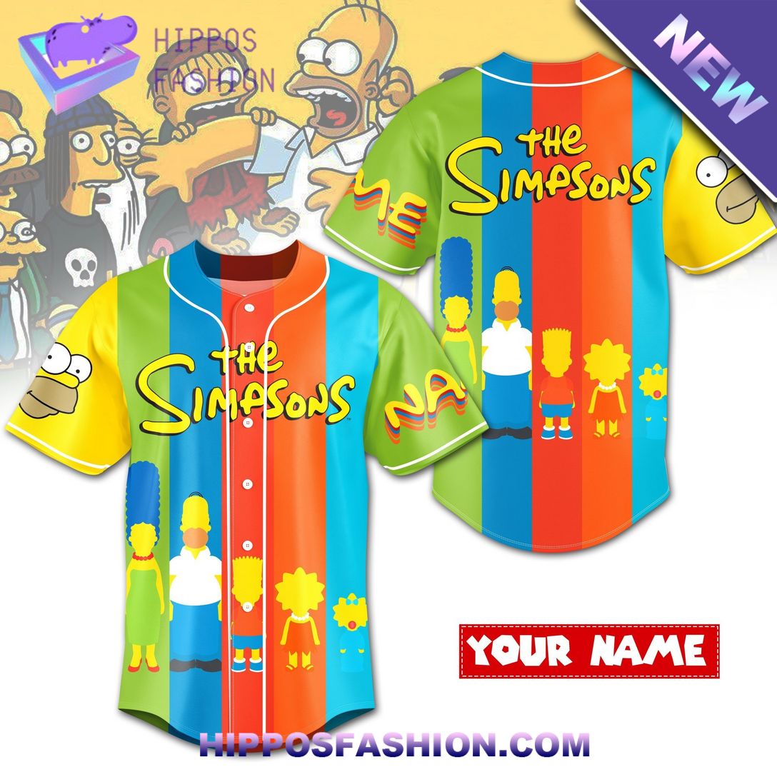 The Simpsons Personalized Baseball Jersey Beauty queen