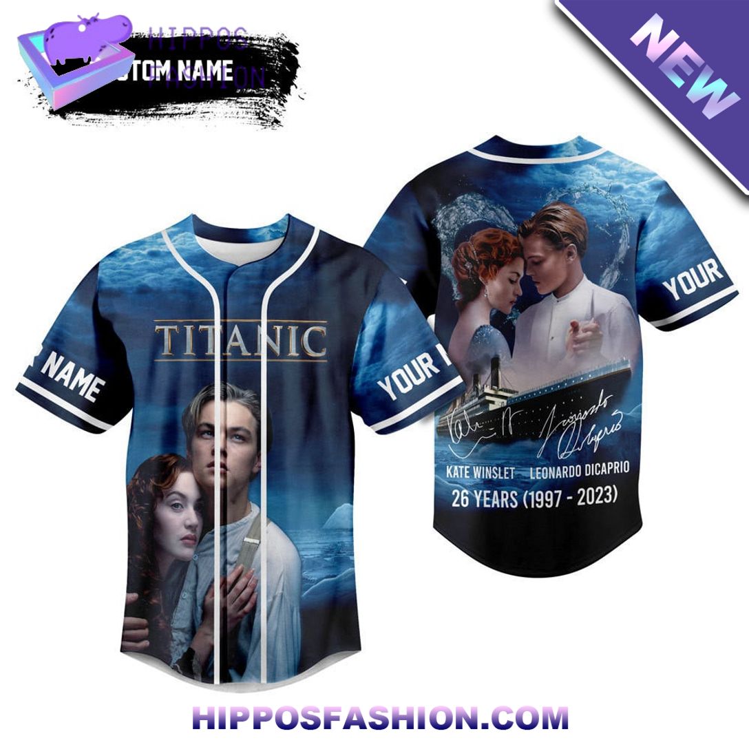 Titanic Movie Personalized Baseball Jersey Best couple on earth