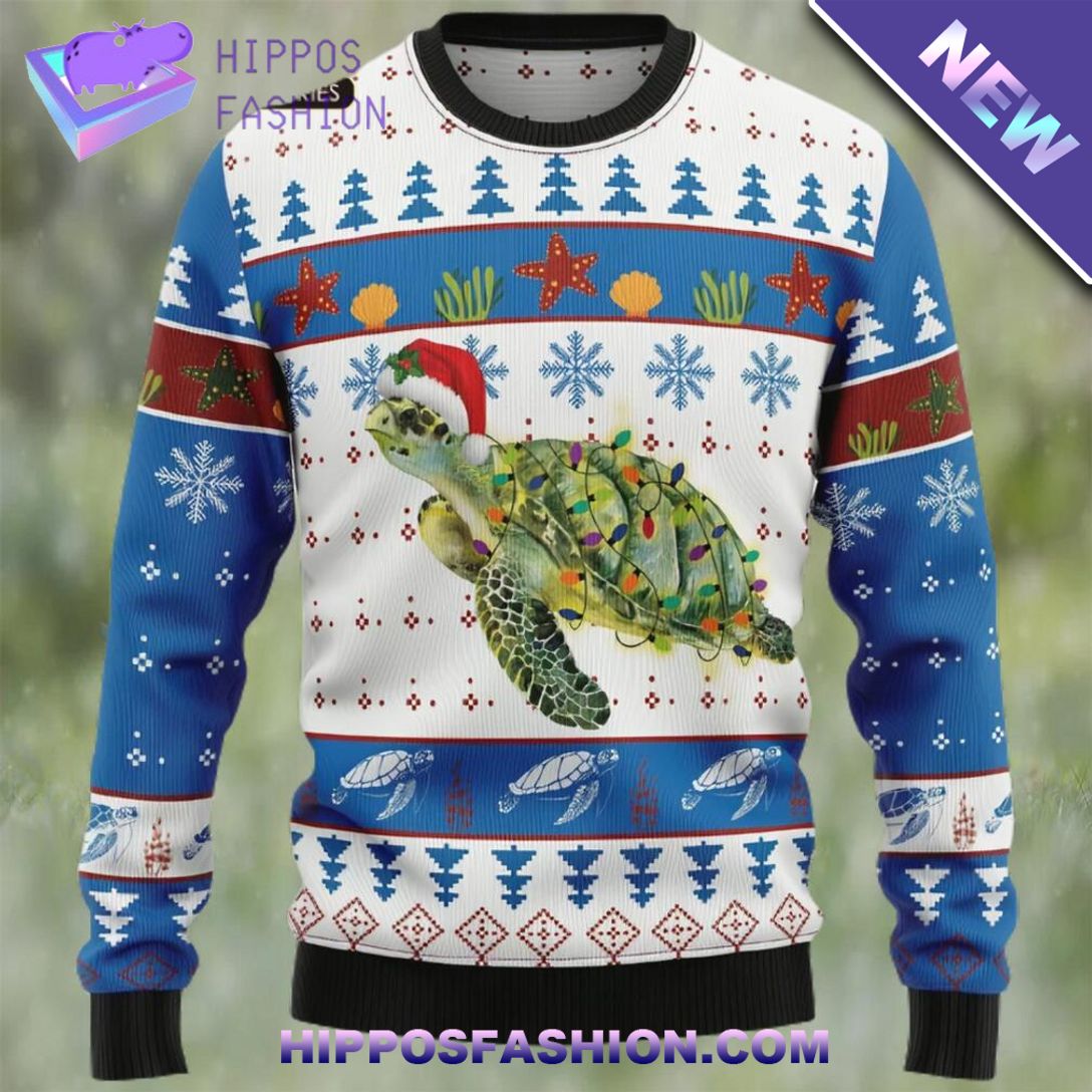 turtle xmas ugly christmas sweater BCqU.jpg