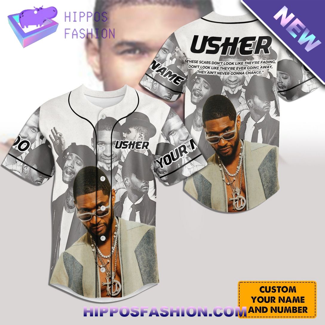 Usher Personalized Baseball Jersey The power of beauty lies within the soul.