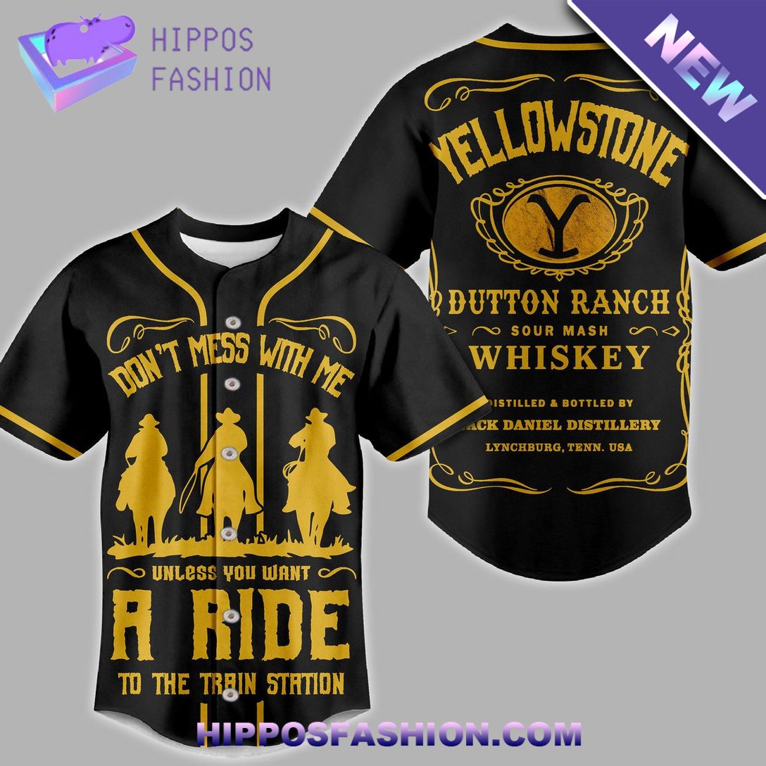 Yellowstone Dutton Ranch Baseball Jersey This design is a work of art.