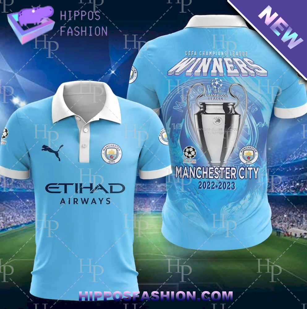 Manchester City UCL Champions 22/23 Polo Shirt