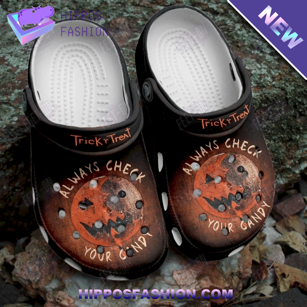 Always Check Your Candy Horror Movie Classic Clogs Crocs Shoes