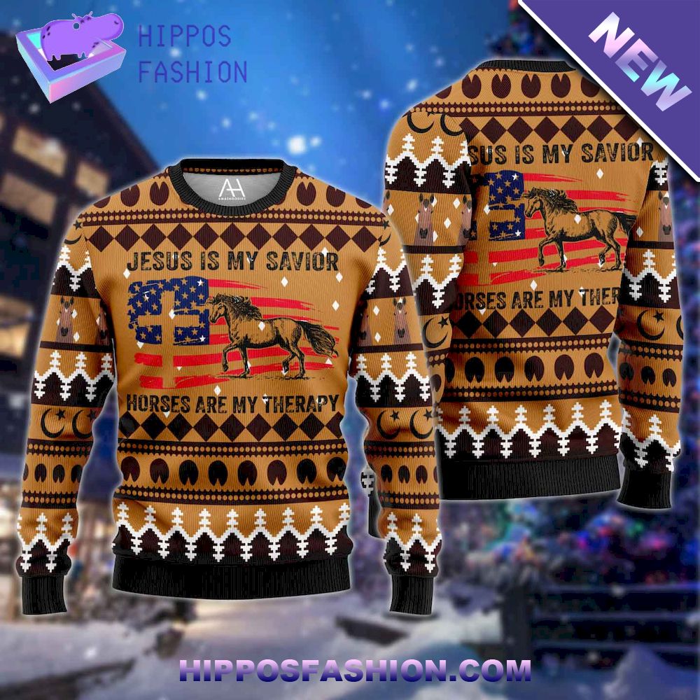 Amazing Horse Ugly Christmas Sweaters