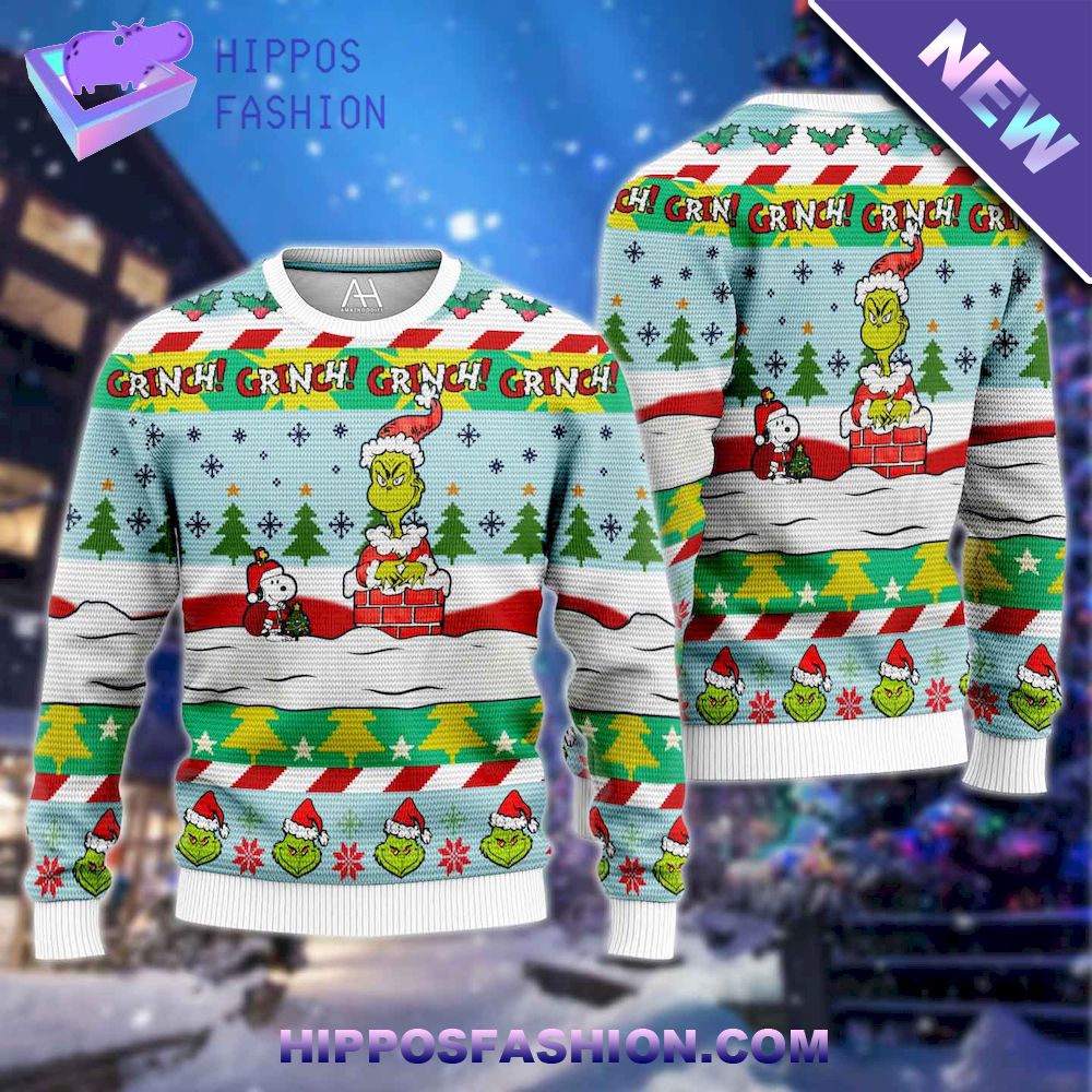 Amazing The Grinch Ugly Christmas Sweaters