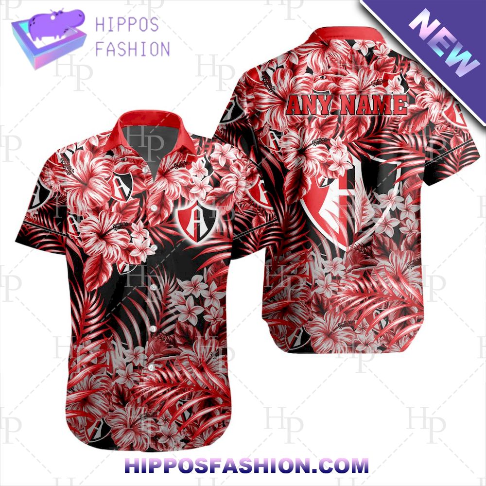 Atlas FC Liga Personalized MX Aloha Hawaiian Shirt