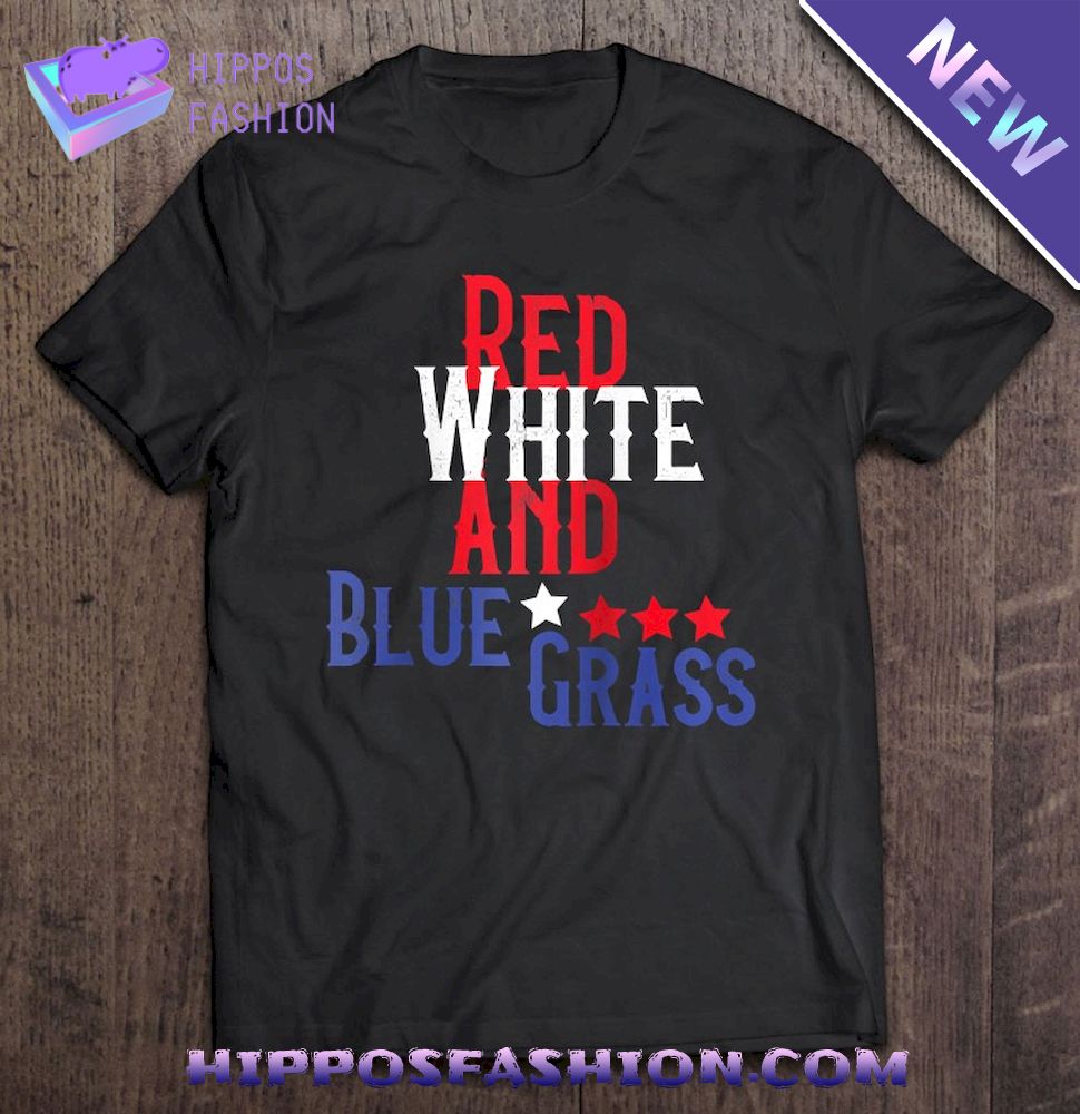 Bluegrass Music 4Th Of July Musician Gift Shirt