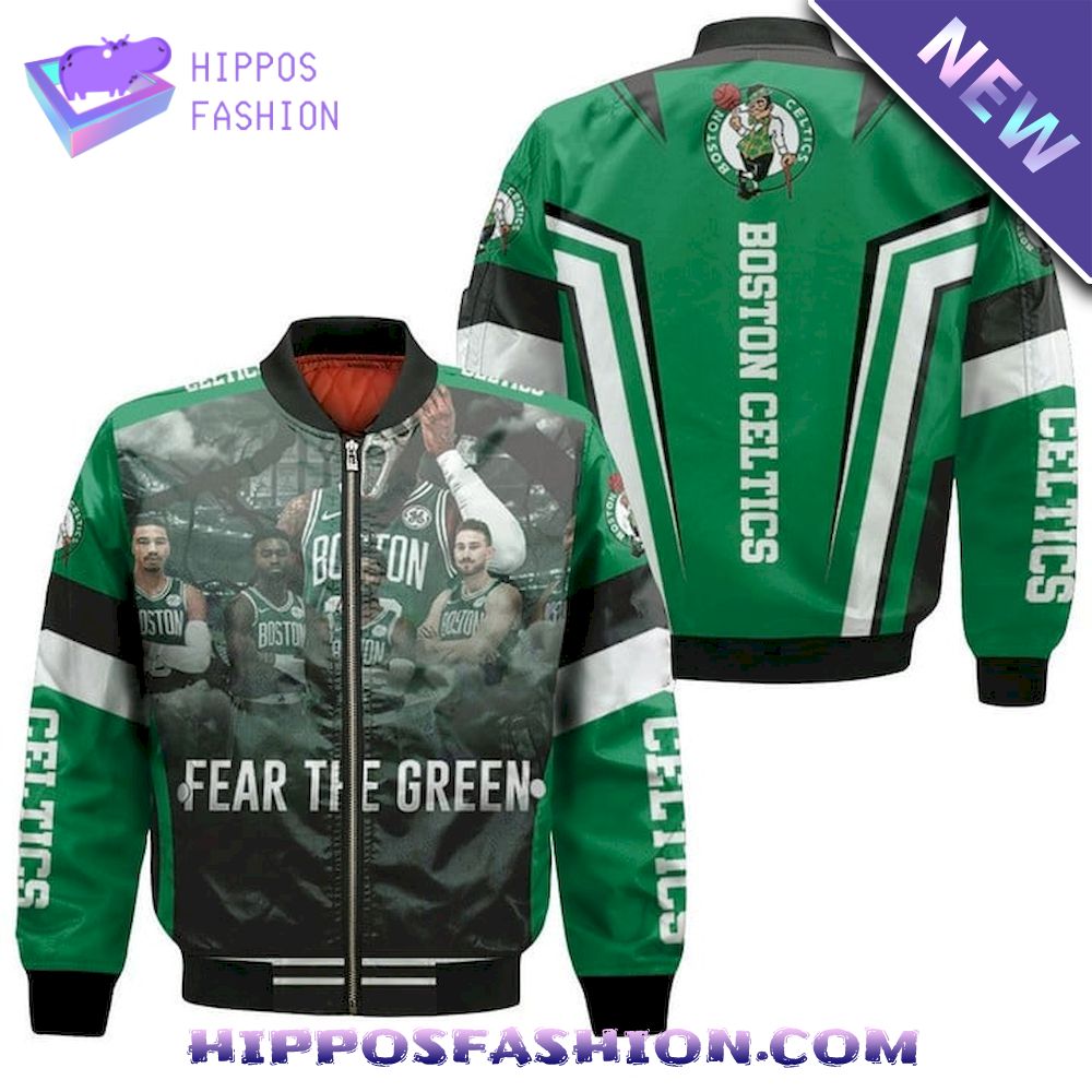 Boston Celtics Fear The Green Bomber Jacket