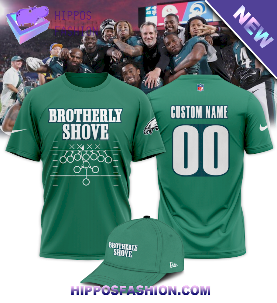 Brotherly Shove Philadelphia Eagles T Shirt