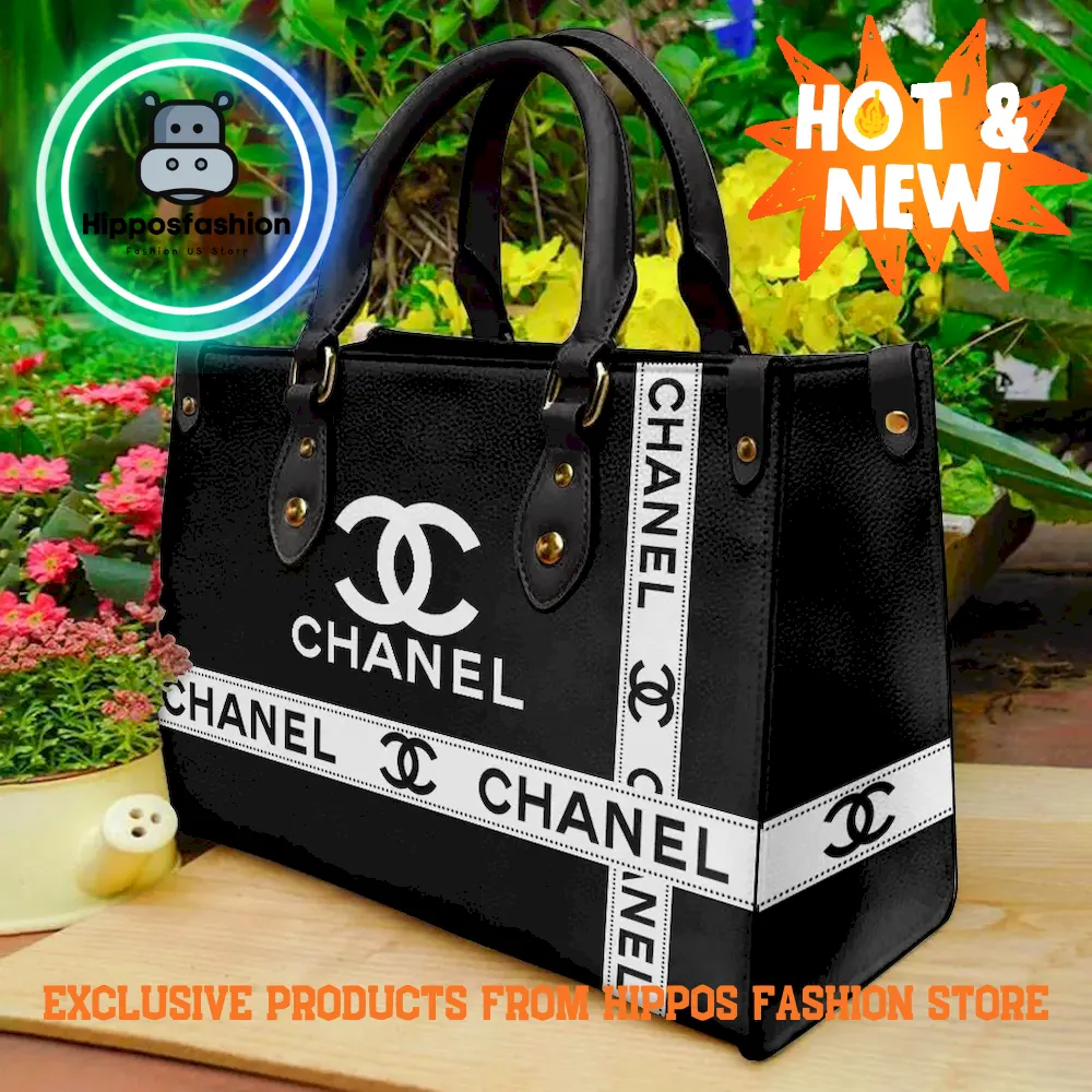 Chanel White Black Limited Edition Luxury Leather Handbag