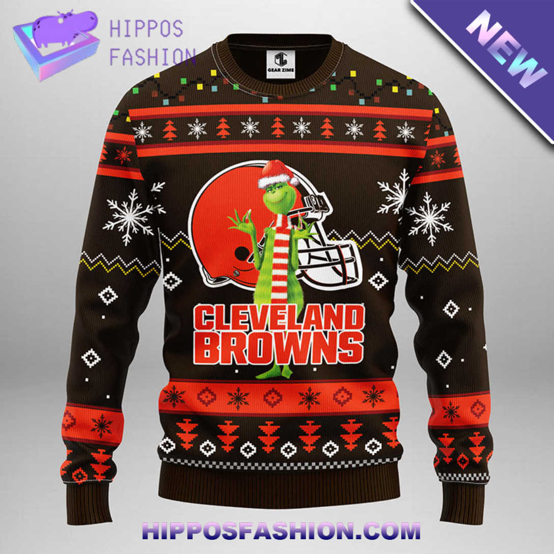 Cleveland Browns Funny Grinch Christmas Ugly Sweater OwCNz.jpg