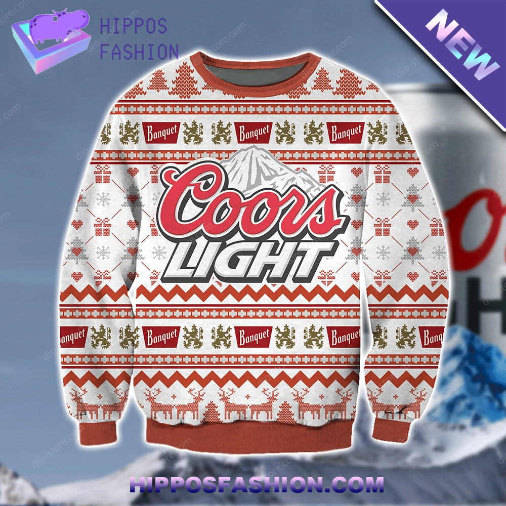 Coors Light Ugly Christmas Sweater