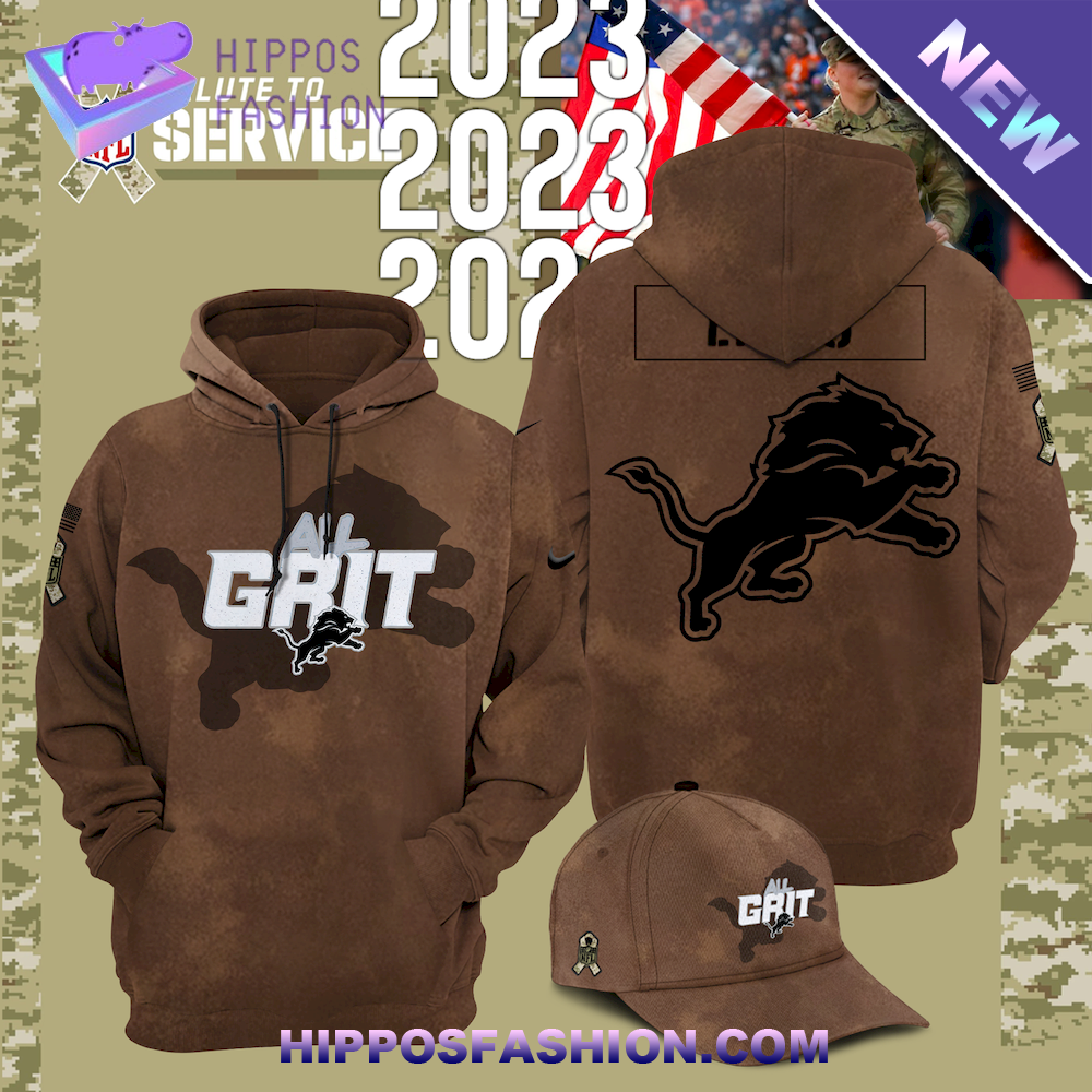 Detroit Lions Salute to Service Hoodie