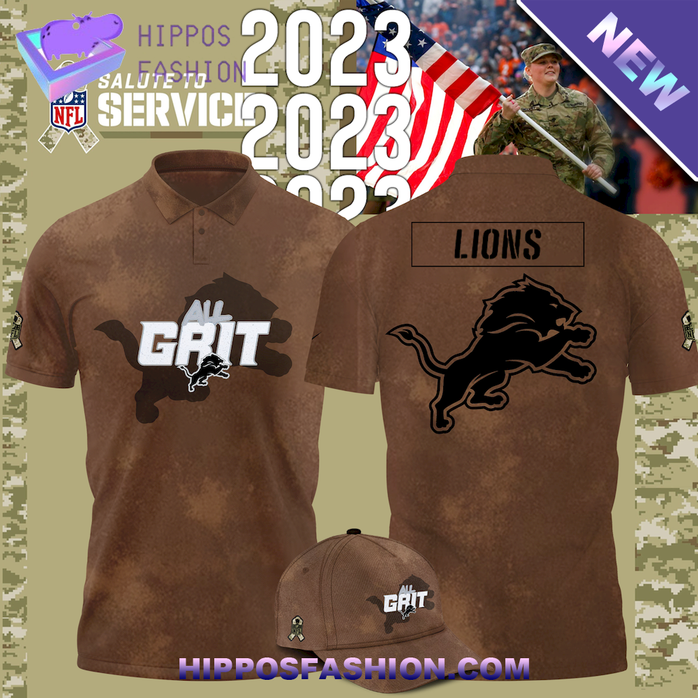 Detroit Lions Salute to Service Polo Shirt
