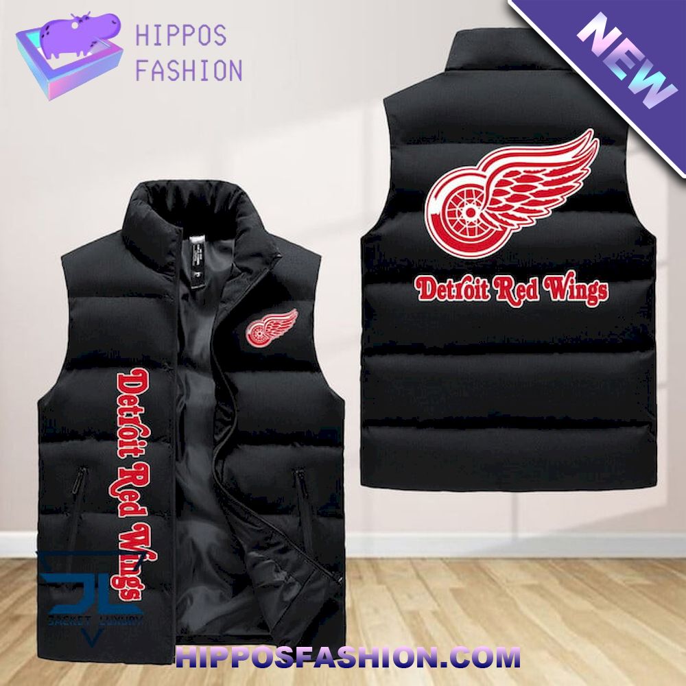 Detroit Red Wings NHL Premium Sleeveless Jacket