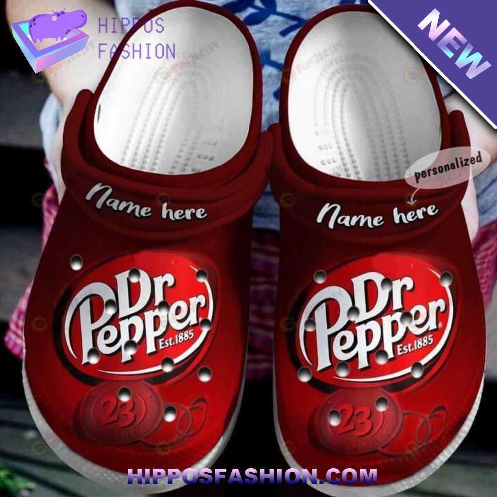 Dr Pepper Custom Name In Dark Red Crocs Crocband Clog pLUd.jpg