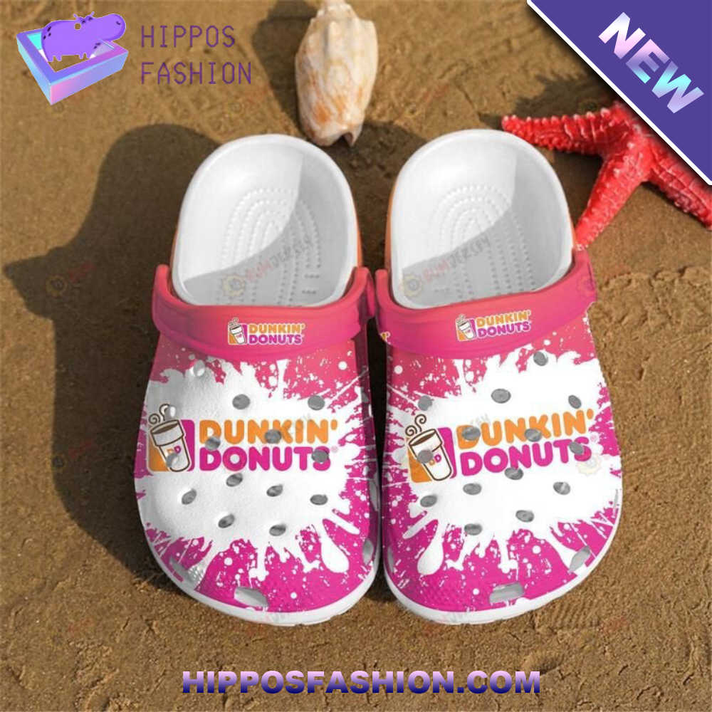 Dutch Bros On Pink Pattern Crocs Crocband Clog fnm.jpg