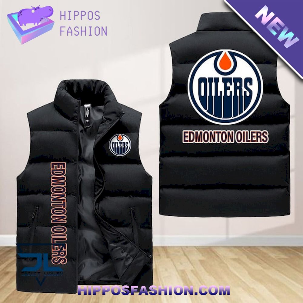 Edmonton Oilers NHL Premium Sleeveless Jacket