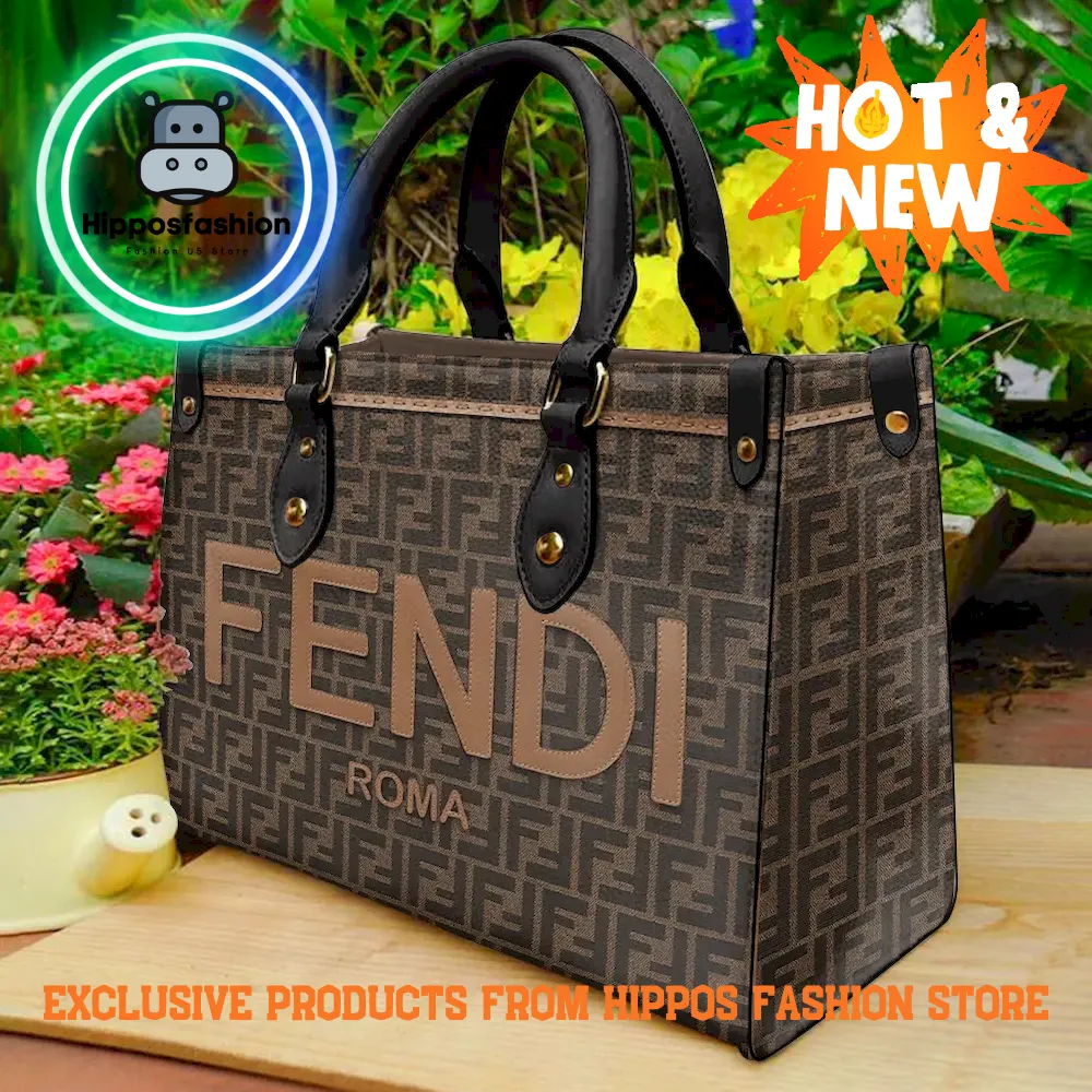 Fendi Roma Luxury Limited Edition Leather Handbag