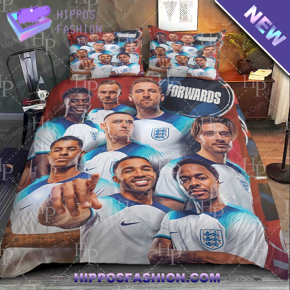 Forwards England National Football Team Bedding Sets