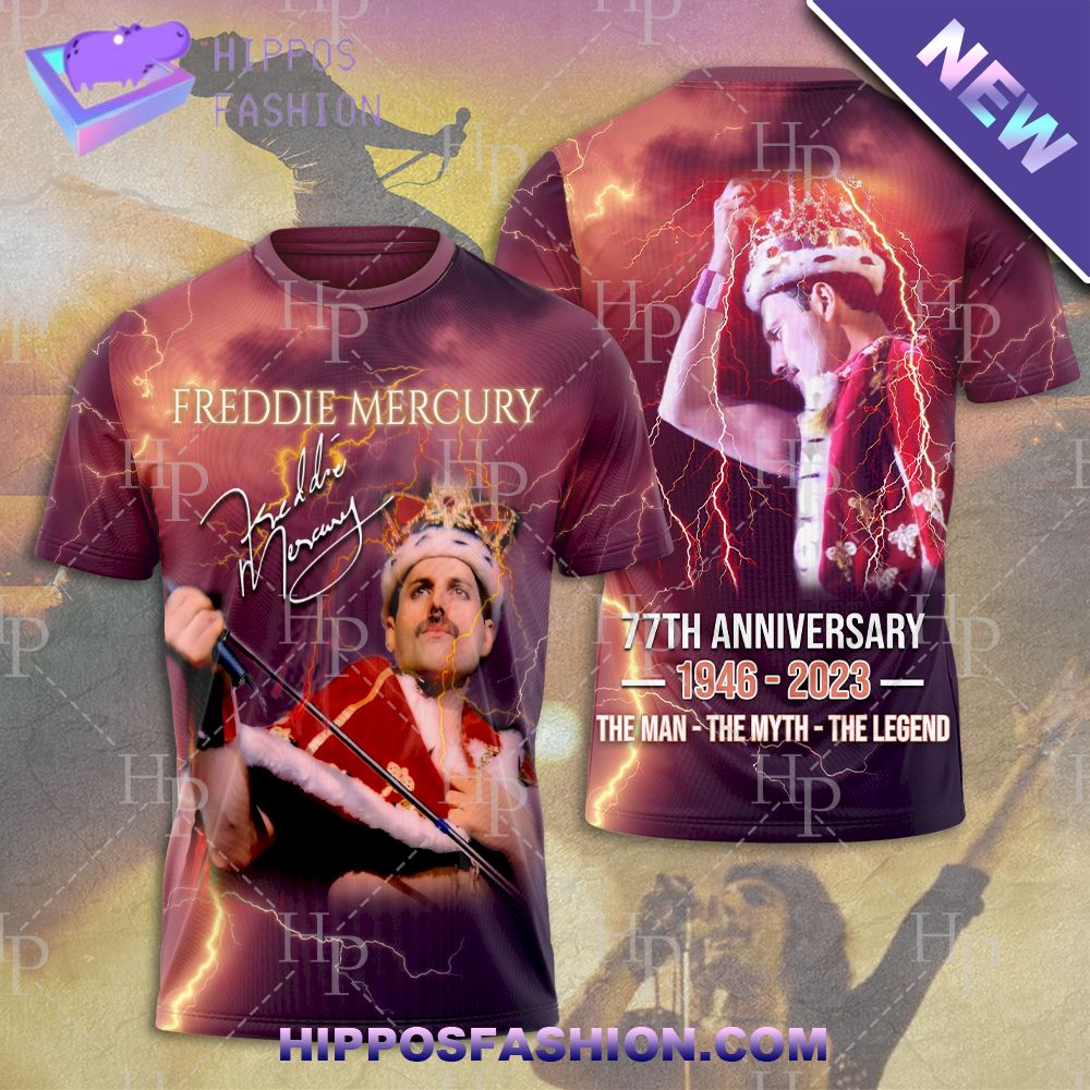 Freddie Mercury The Legend D Tshirt