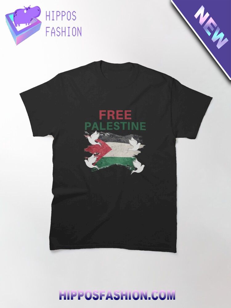 Free Palestine Save It Classic T Shirt D