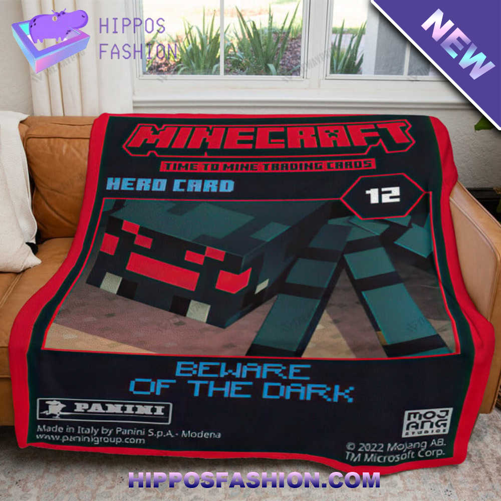 Game Minecraft Beware Of The Dark Custom Soft Blanket CrnCO.jpg