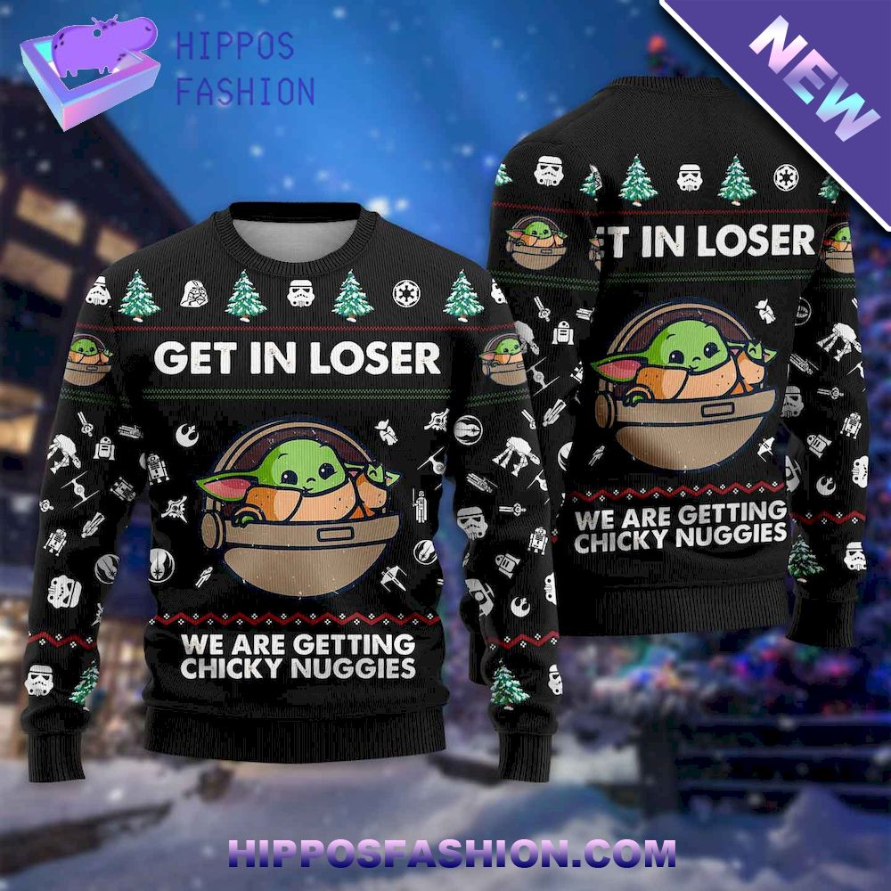 Get In Loser Ugly Christmas Sweaters