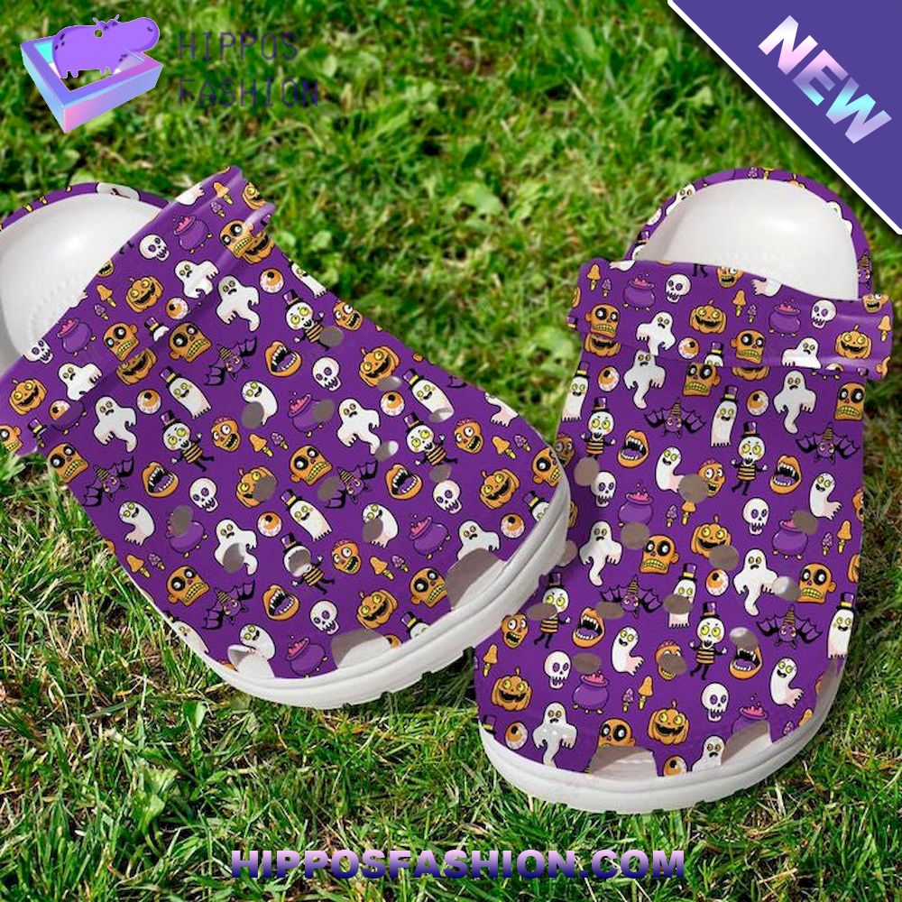 Ghost Halloween Classic Personalized Crocs Clog Shoes