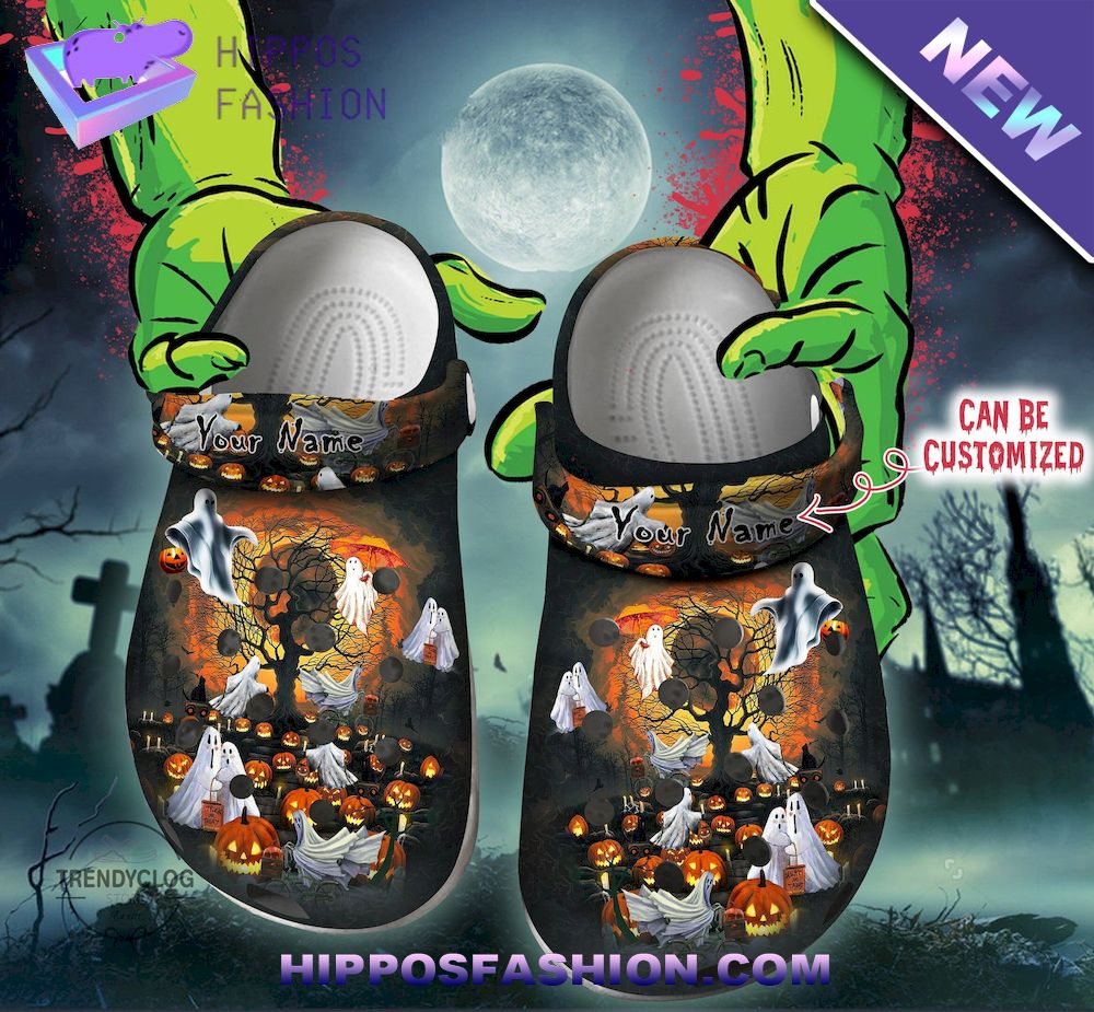 God Pumpkin Halloween Personalized Crocs Clog Shoes