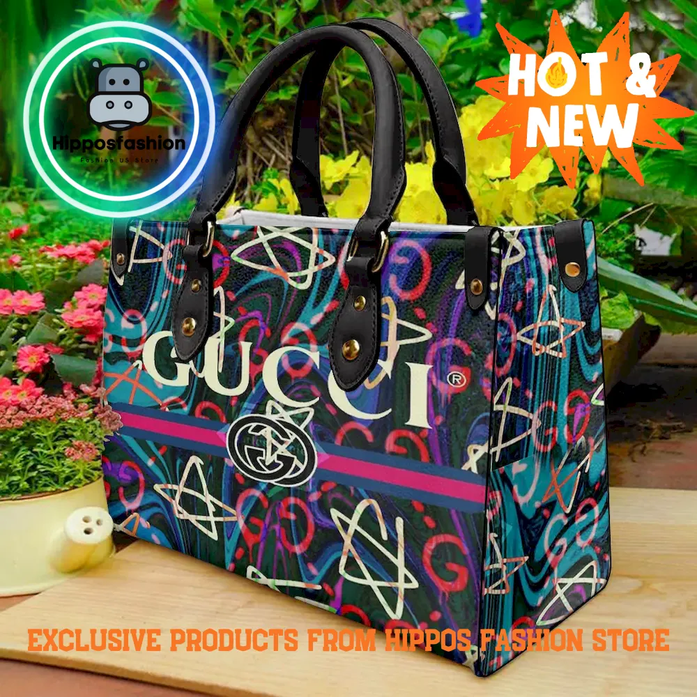 Gucci Colorful Luxury Limited Edition Leather Handbag