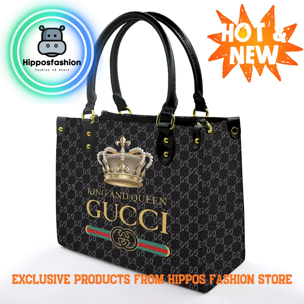 Gucci King And Queen Luxury Leather Handbag