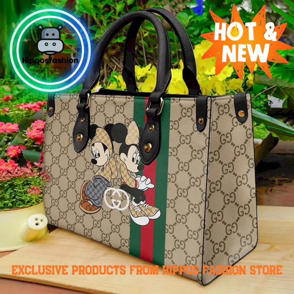 Gucci Mickey Luxury Limited Edition Leather Handbag