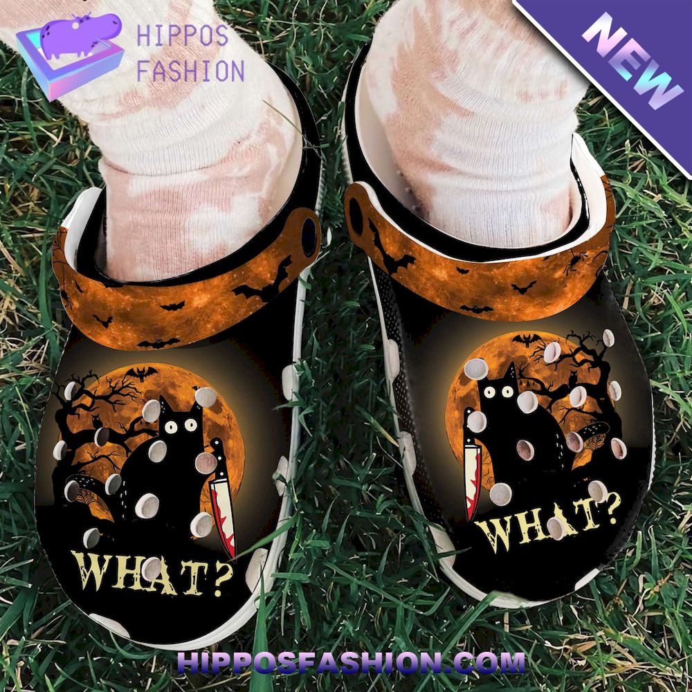 Halloween Black Cats Killer What Special Personalized Crocs Clog Shoes
