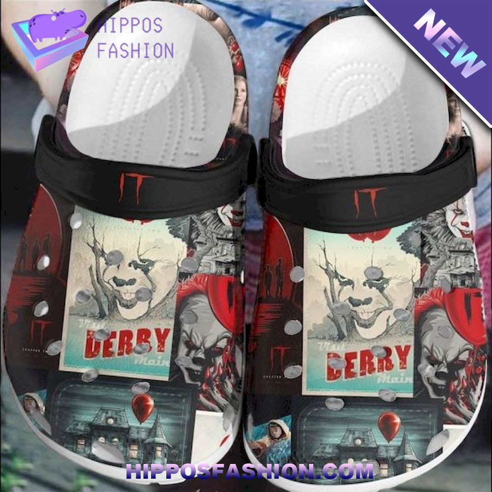 Halloween It Derry Slippers Personalized Crocs Clog Shoes